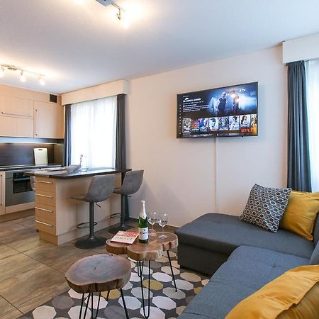 Spirit Apartments - Studio 2 - Kueche - Parkplatz Енгелберг Екстериор снимка