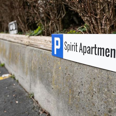 Spirit Apartments - Studio 2 - Kueche - Parkplatz Енгелберг Екстериор снимка