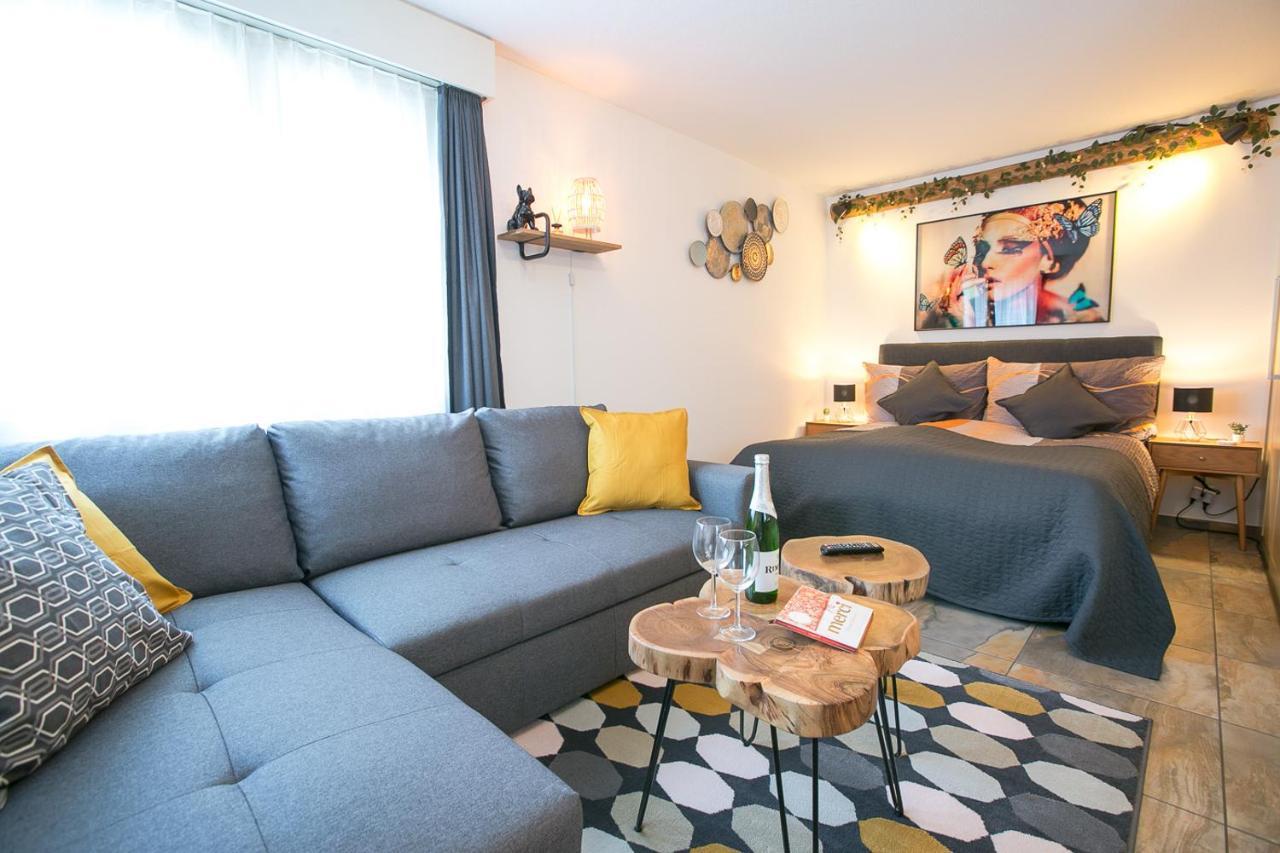Spirit Apartments - Studio 2 - Kueche - Parkplatz Енгелберг Екстериор снимка