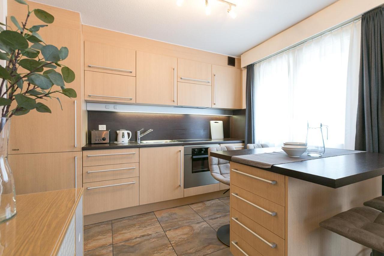Spirit Apartments - Studio 2 - Kueche - Parkplatz Енгелберг Екстериор снимка